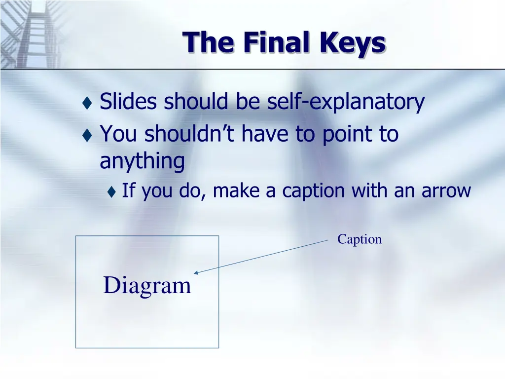the final keys