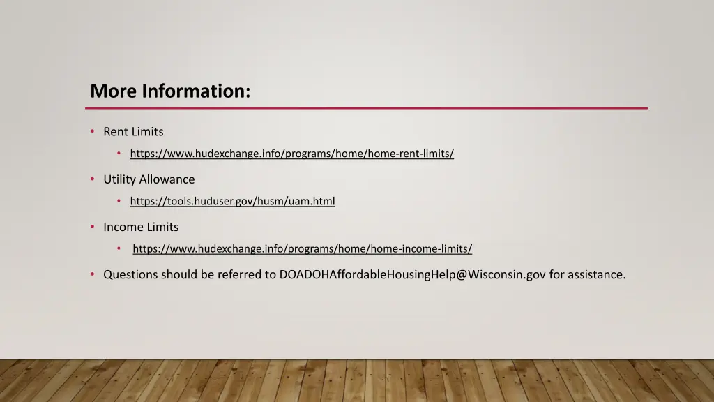 more information