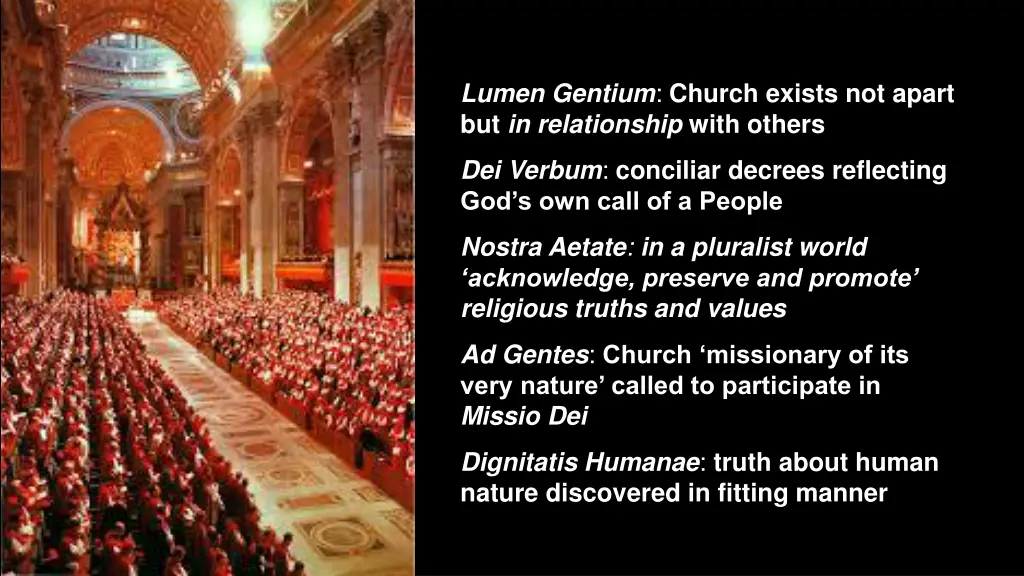 lumen gentium church exists not apart