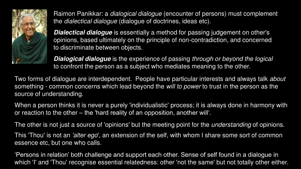 raimon panikkar a dialogical dialogue encounter