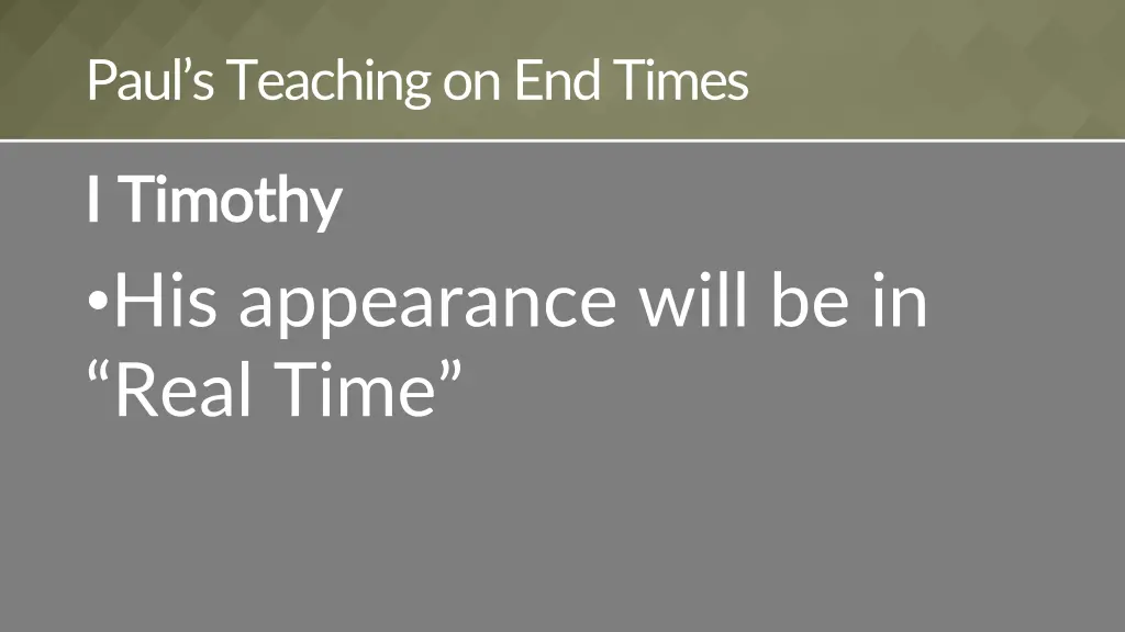 paul s teaching on end times 5
