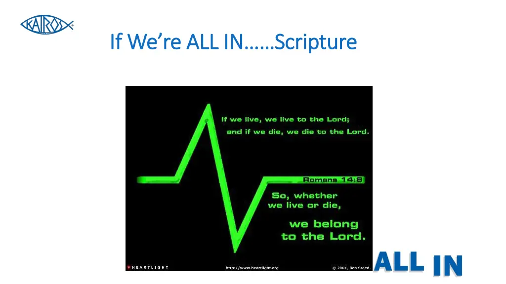 if we re all in scripture
