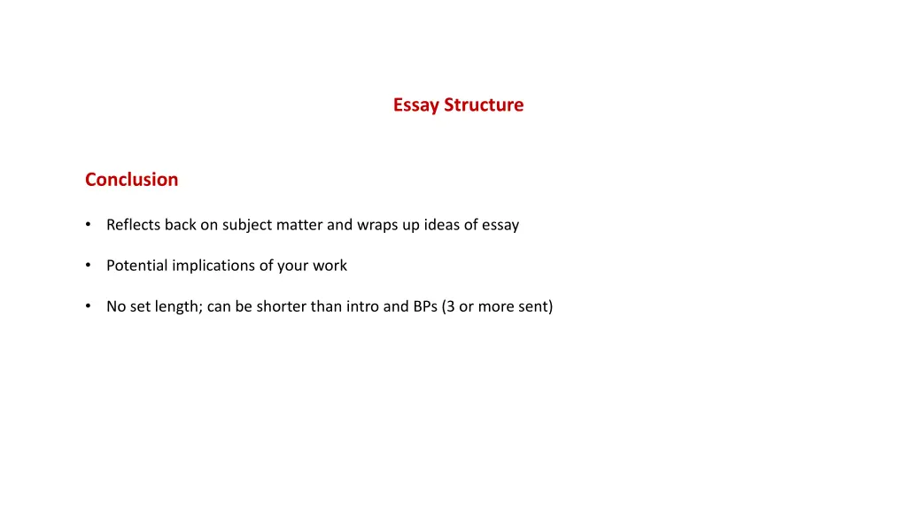 essay structure 2