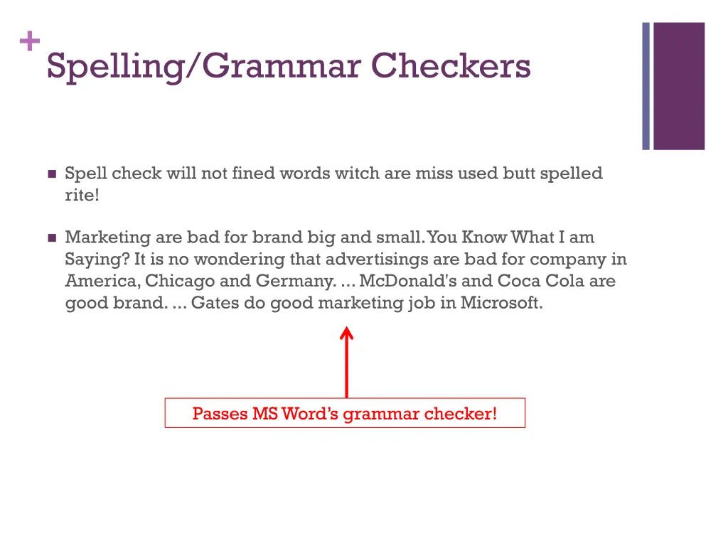 spelling grammar checkers 1