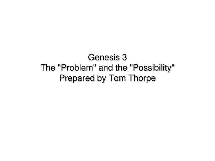 genesis 3