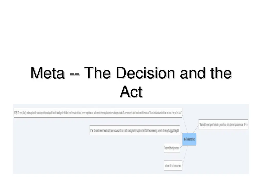 meta the decision and the act