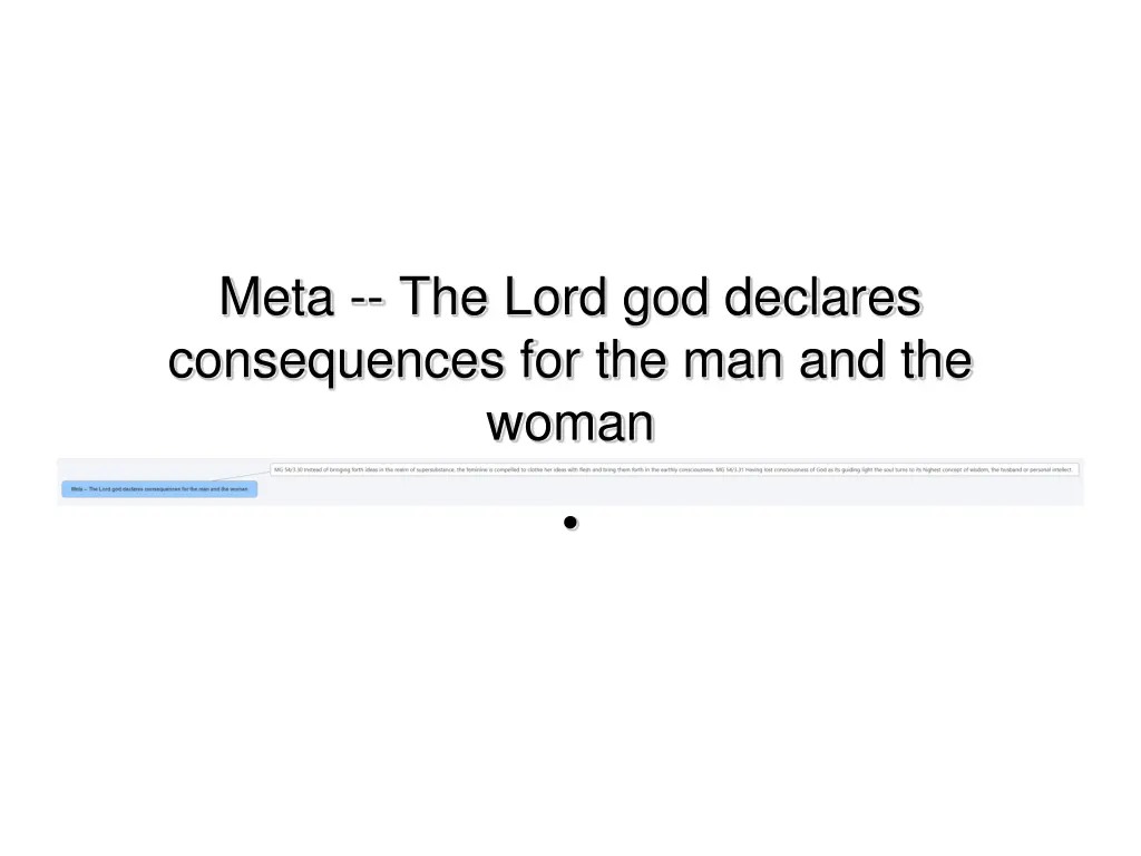 meta the lord god declares consequences