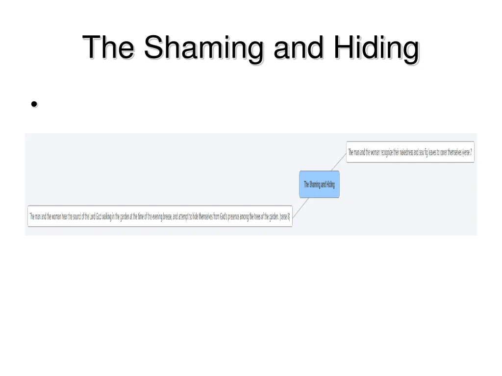the shaming and hiding