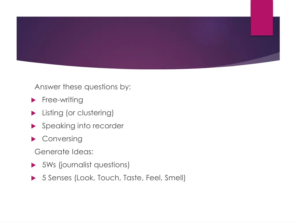 answer these questions by