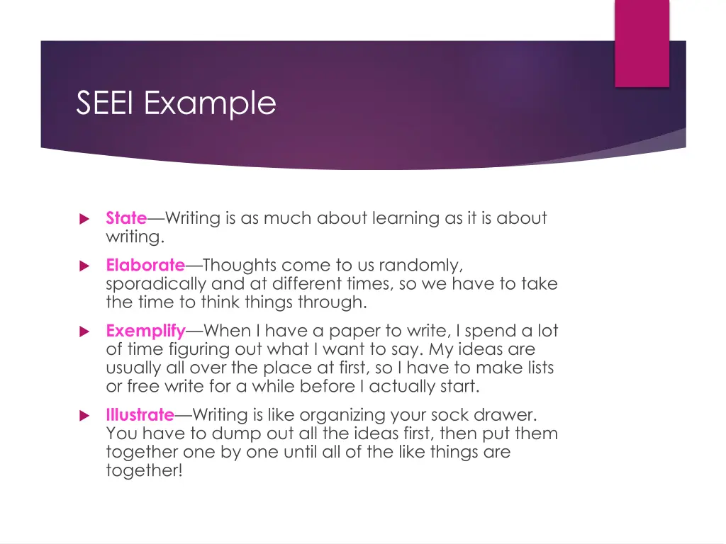 seei example
