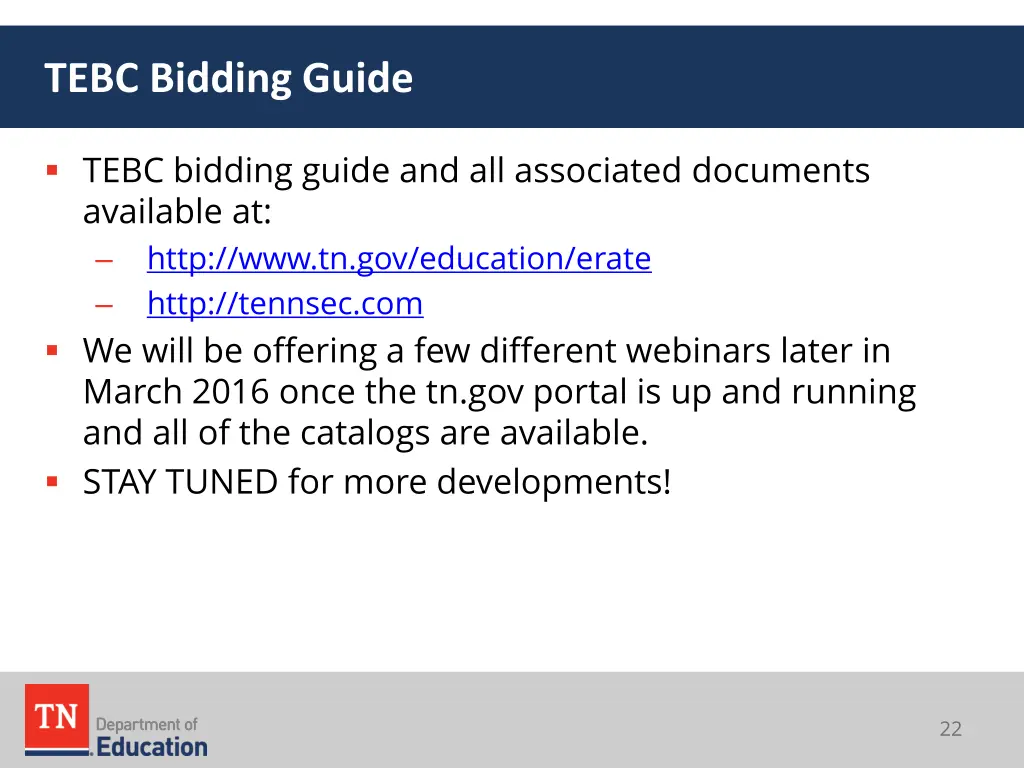 tebc bidding guide