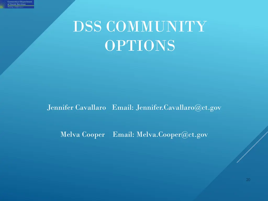 dss community options
