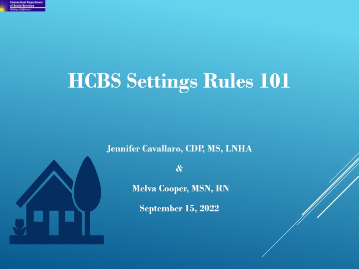 hcbs settings rules 101