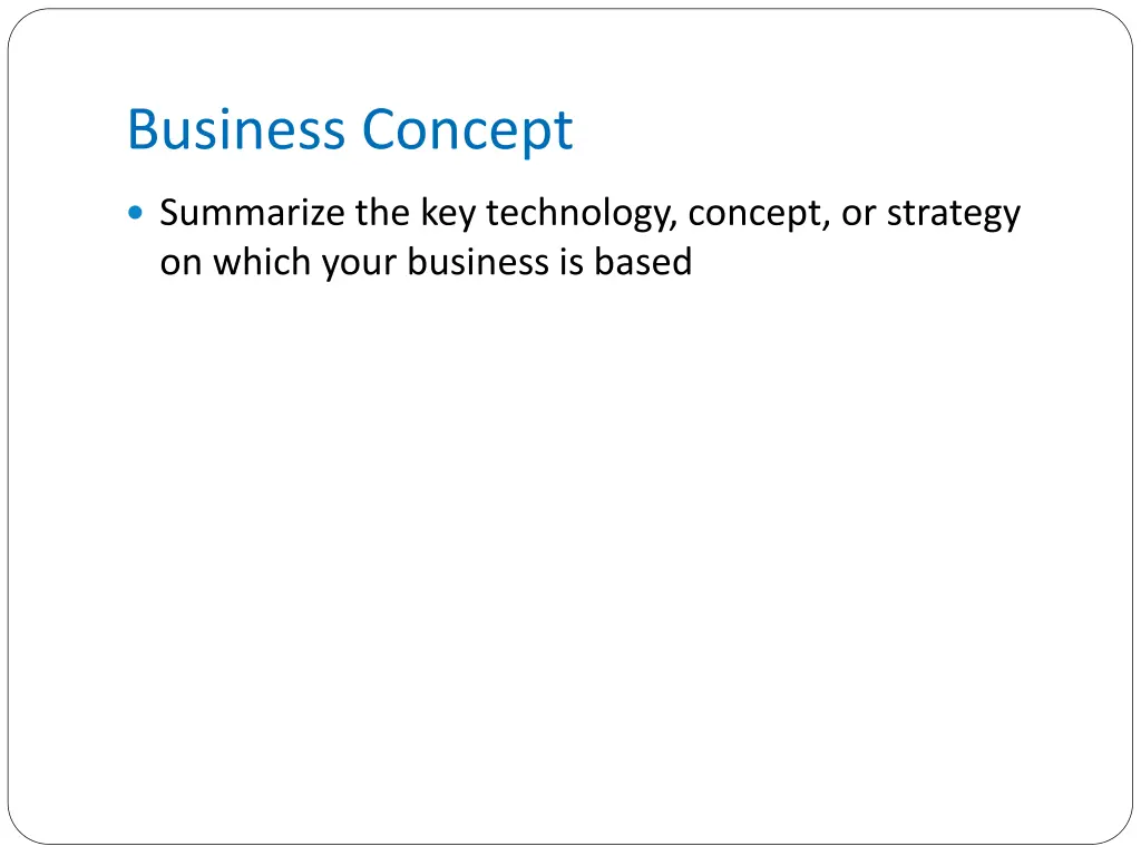 business concept