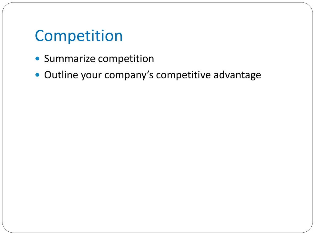 competition