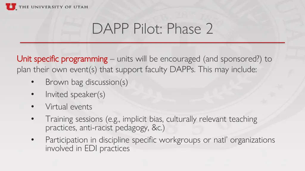 dapp pilot phase 2