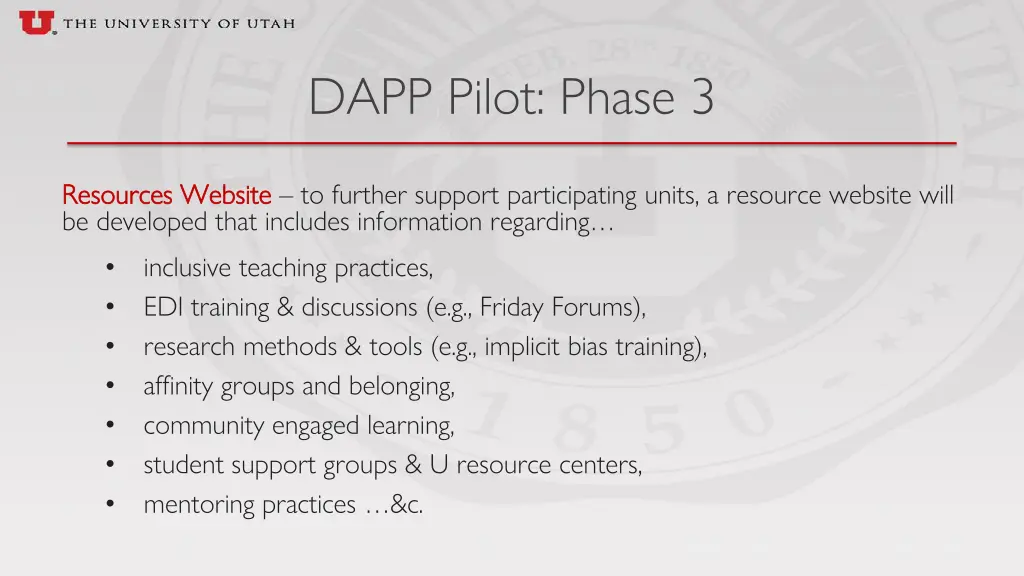dapp pilot phase 3