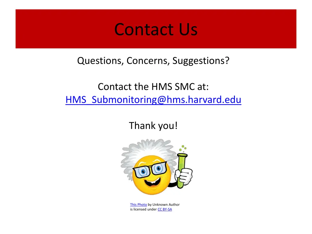 contact us