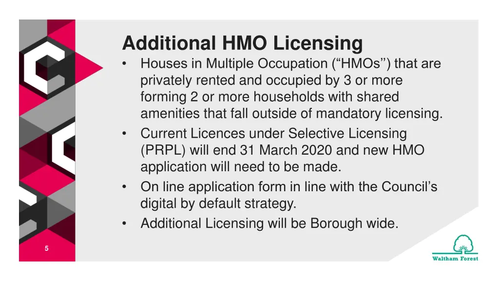 additional hmo licensing houses in multiple