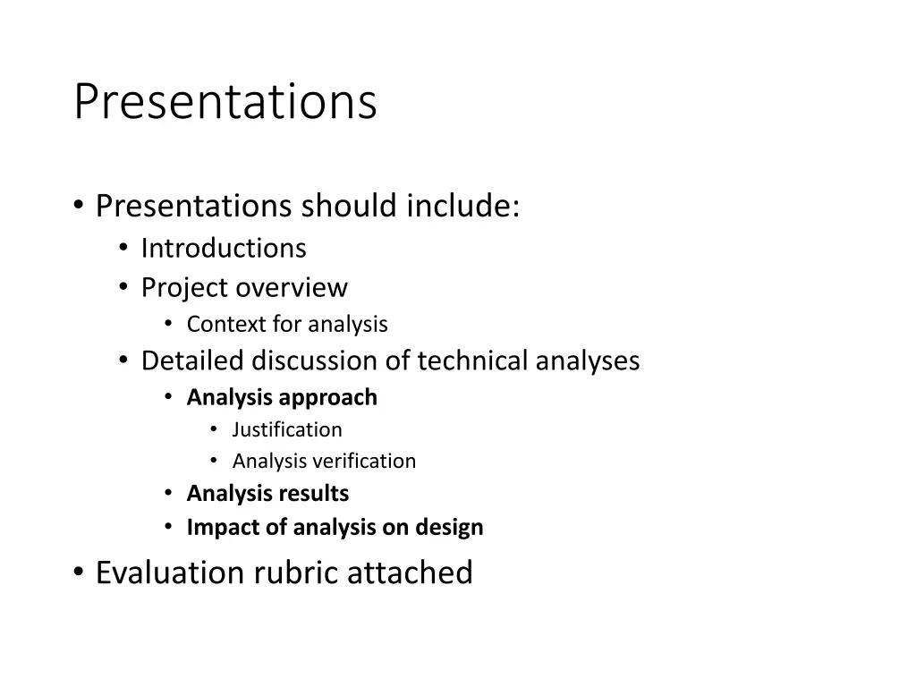 presentations