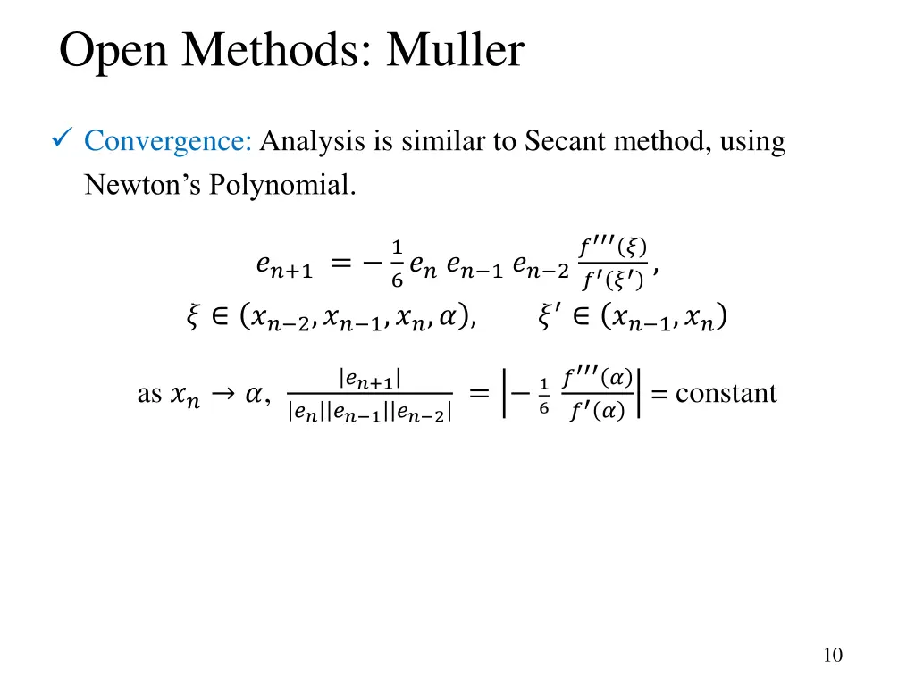 open methods muller 5