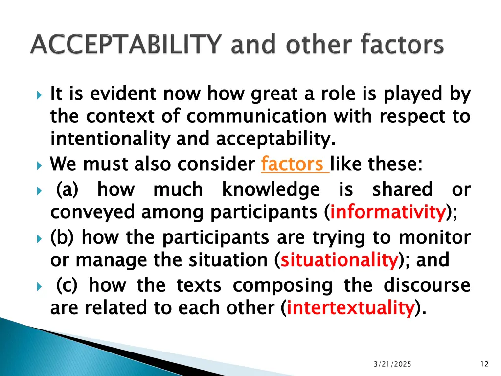 it it is is evident the intentionality