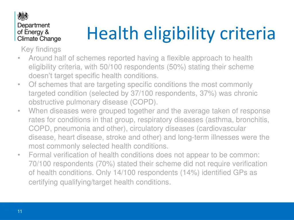 health eligibility criteria