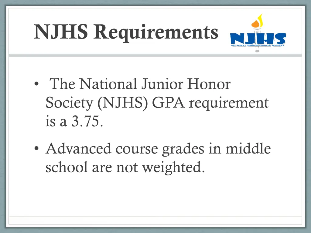 njhs requirements