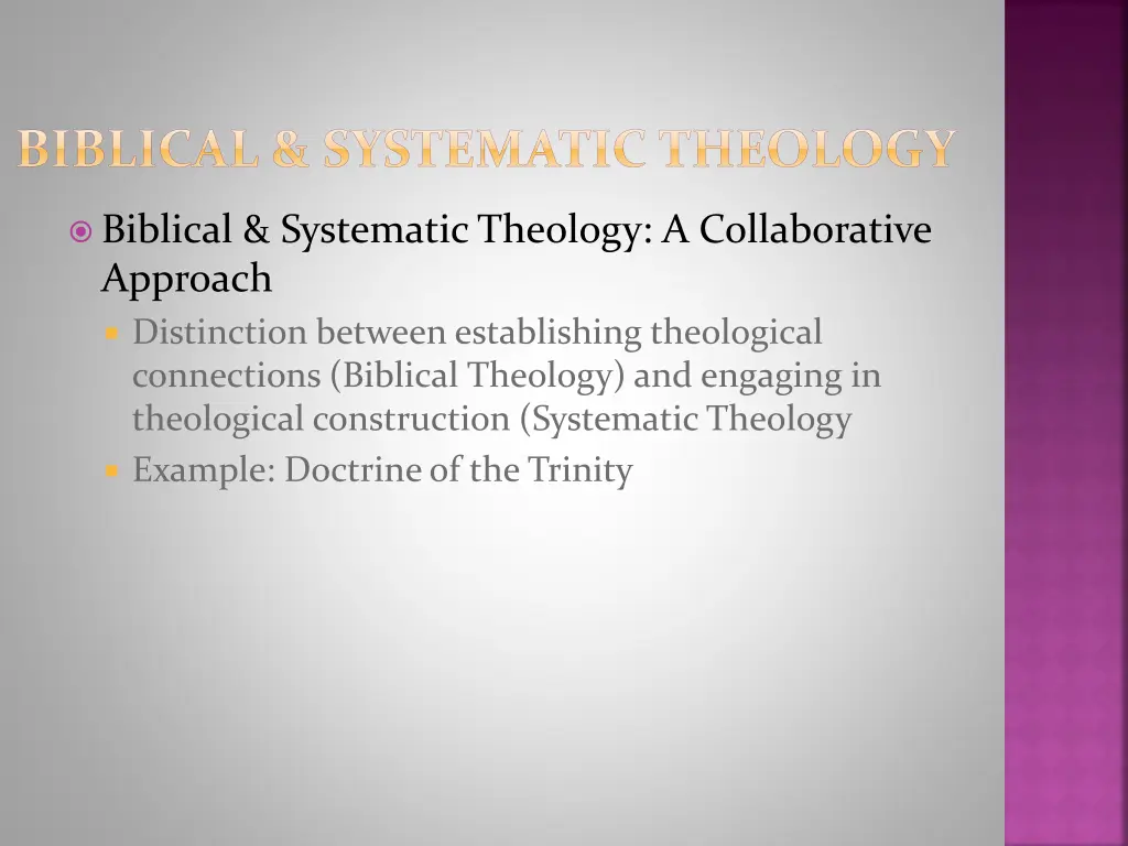 biblical systematic theology 1