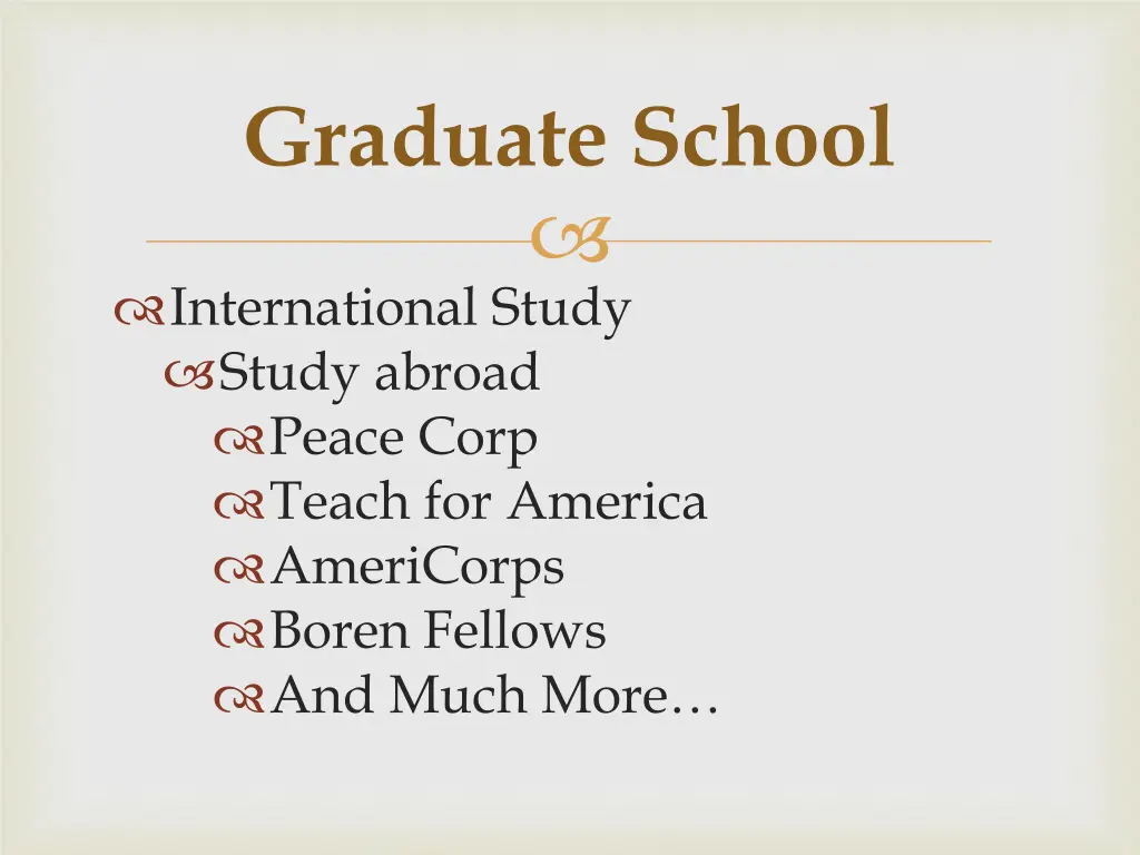 graduate school 1