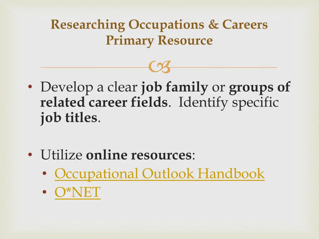 researching occupations careers primary resource