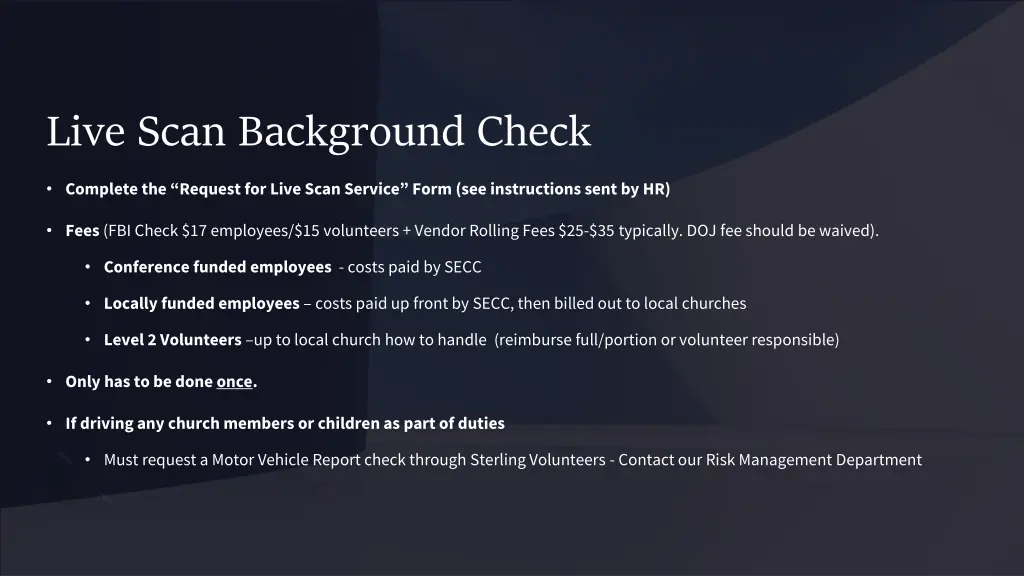 live scan background check
