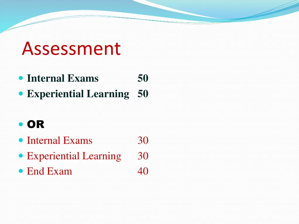 assessment