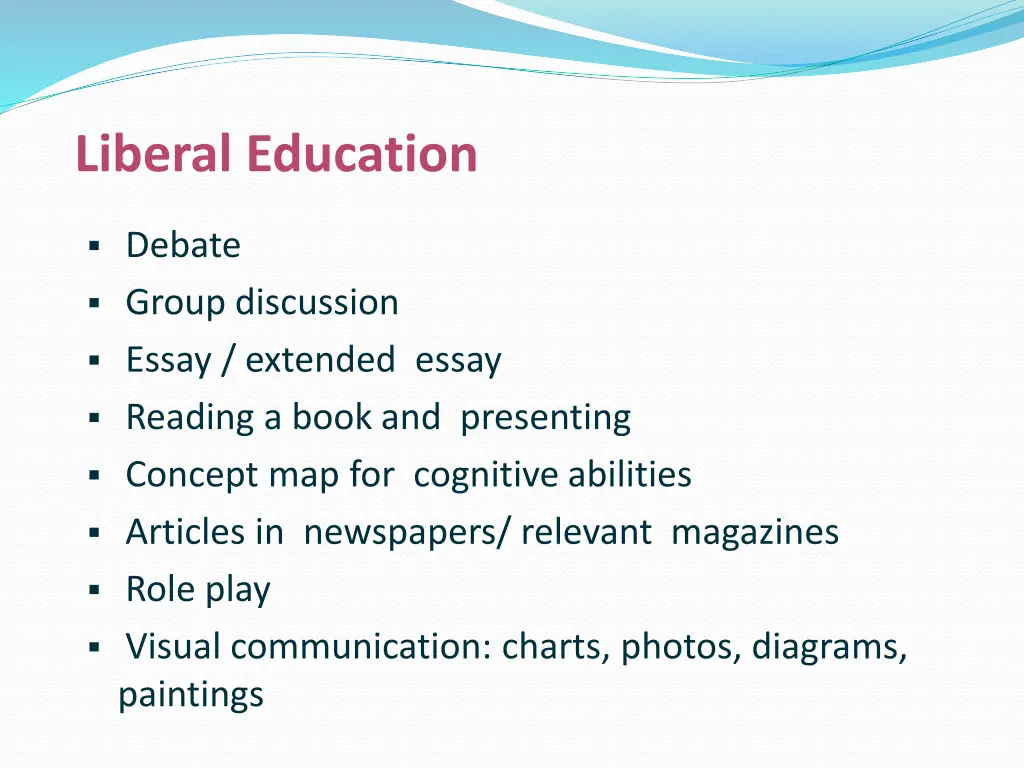liberal education
