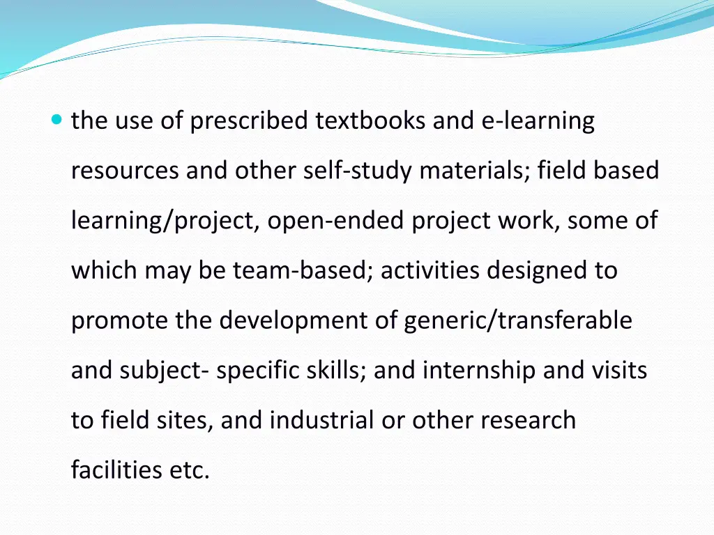 the use of prescribed textbooks and e learning