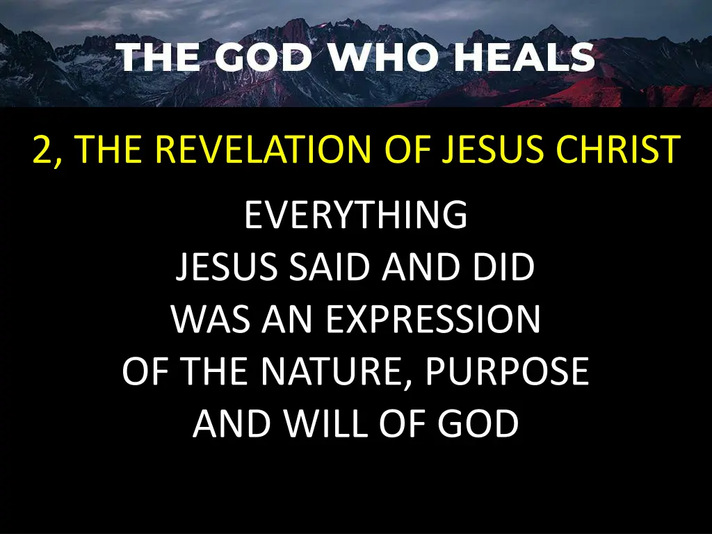 2 the revelation of jesus christ everything jesus