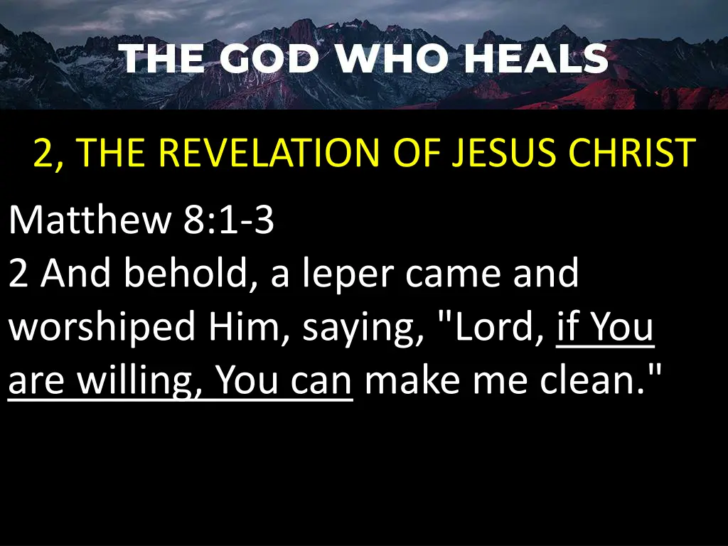 2 the revelation of jesus christ matthew 3