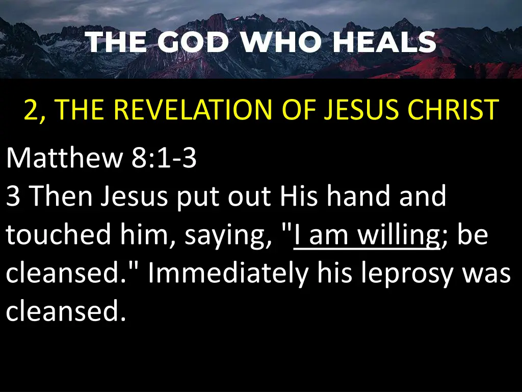 2 the revelation of jesus christ matthew 4
