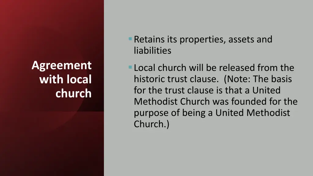 retains its properties assets and liabilities