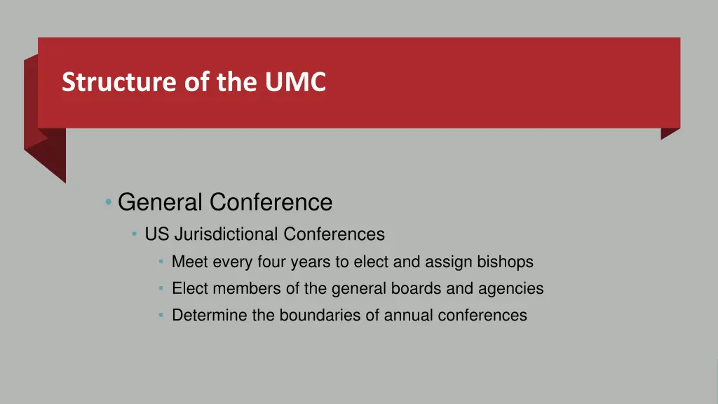 structure of the umc 4