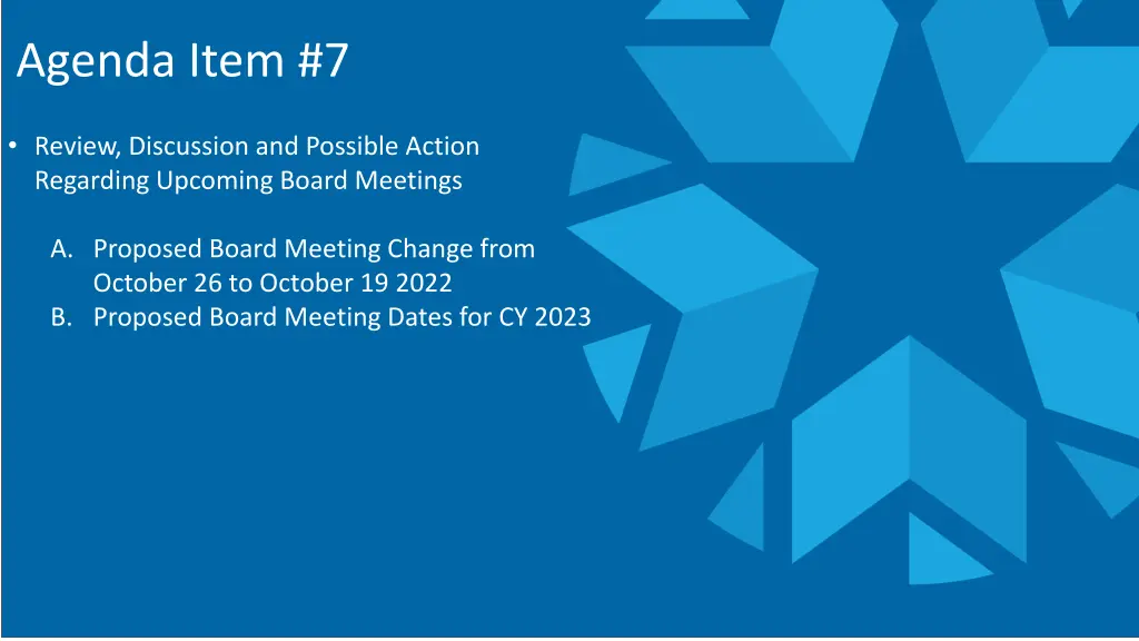 agenda item 7