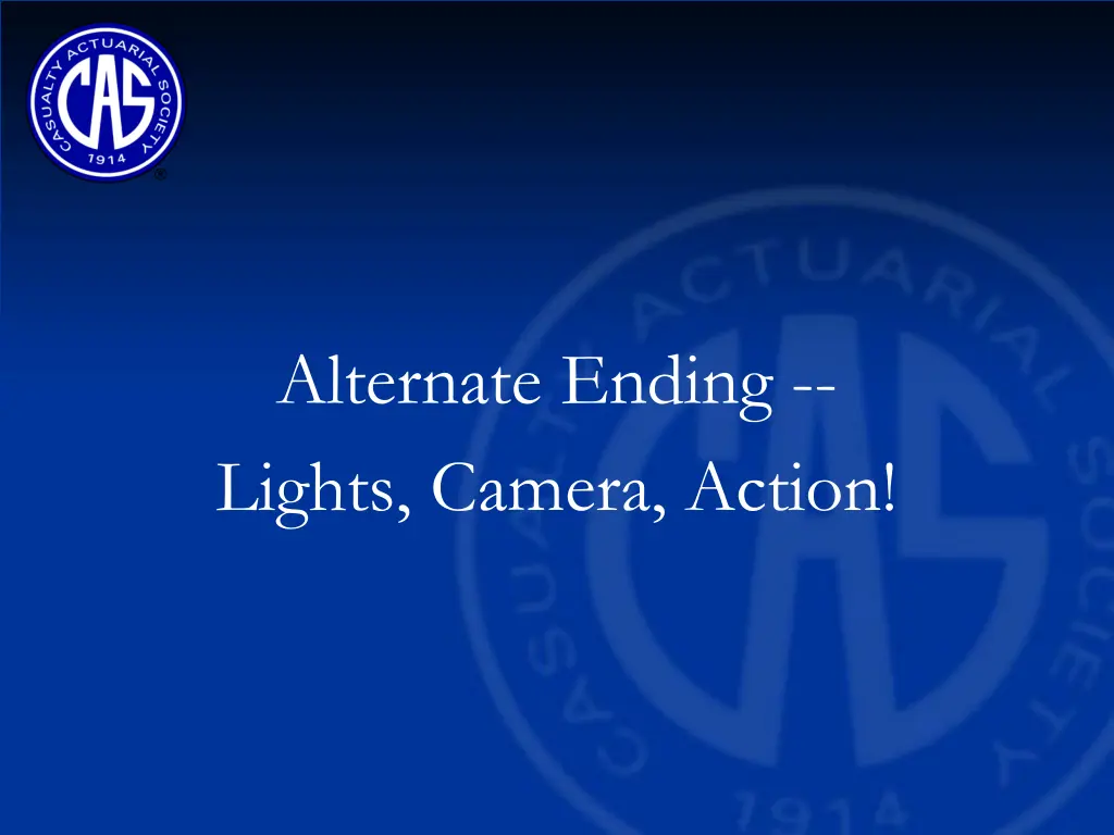 alternate ending lights camera action