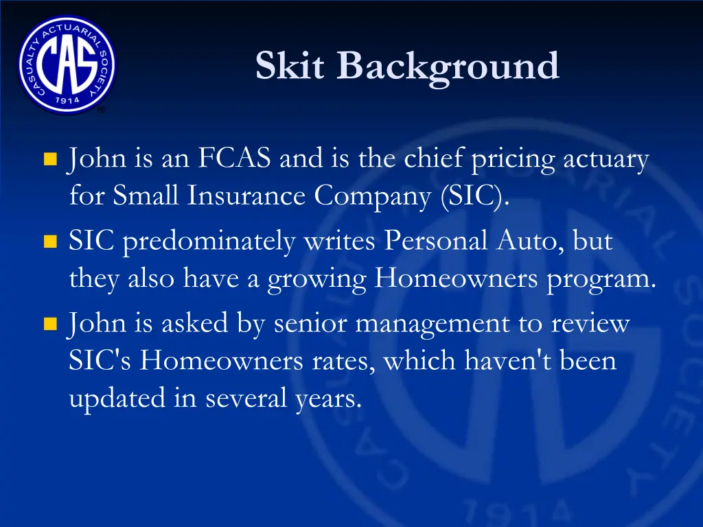 skit background