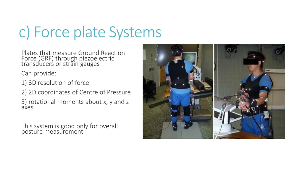 c force plate systems