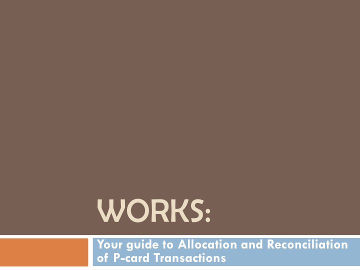 works