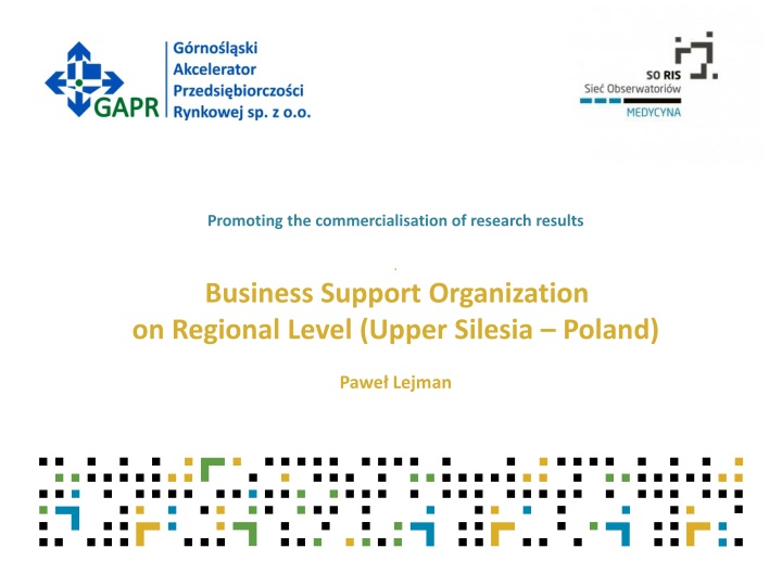 promoting the commercialisation of research