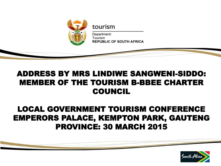 address by mrs lindiwe sangweni address