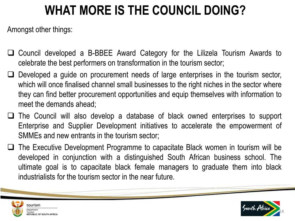 what more is the council doing