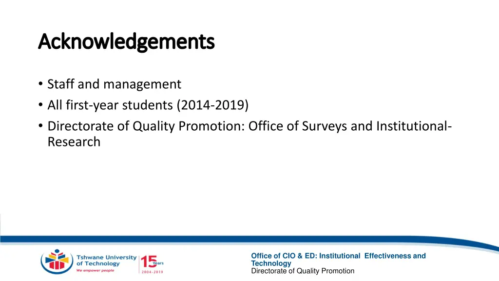 acknowledgements acknowledgements