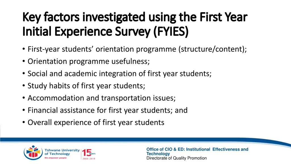 key key factors investigated using factors